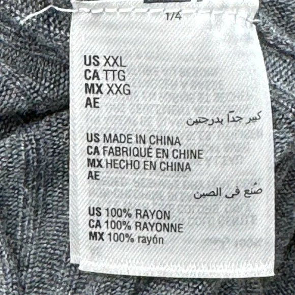 I.N.C Long Open Front Cardigan With Pockets. XXL - Picture 13 of 13